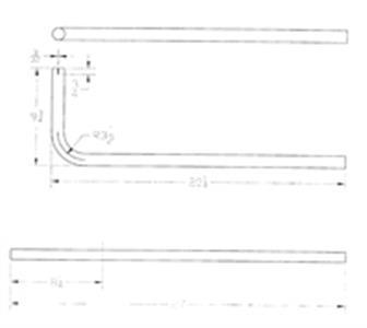 CUMMINS 046-00952 CUMMINS TAILPIPE, Use With Cummins Onan Generators; 90 Degree Bend Pipe; 9-1/2 Inch Drop x 20-1/4 Inch Run; 1-1/4 Inch Outer Diameter - High quality product image showing CUMMINS 046-00952 CUMMINS TAILPIPE, Use With Cummins Onan Generators; 90 Degree Bend Pipe; 9-1/2 Inch Drop x 20-1/4 Inch Run; 1-1/4 Inch Outer Diameter details and features