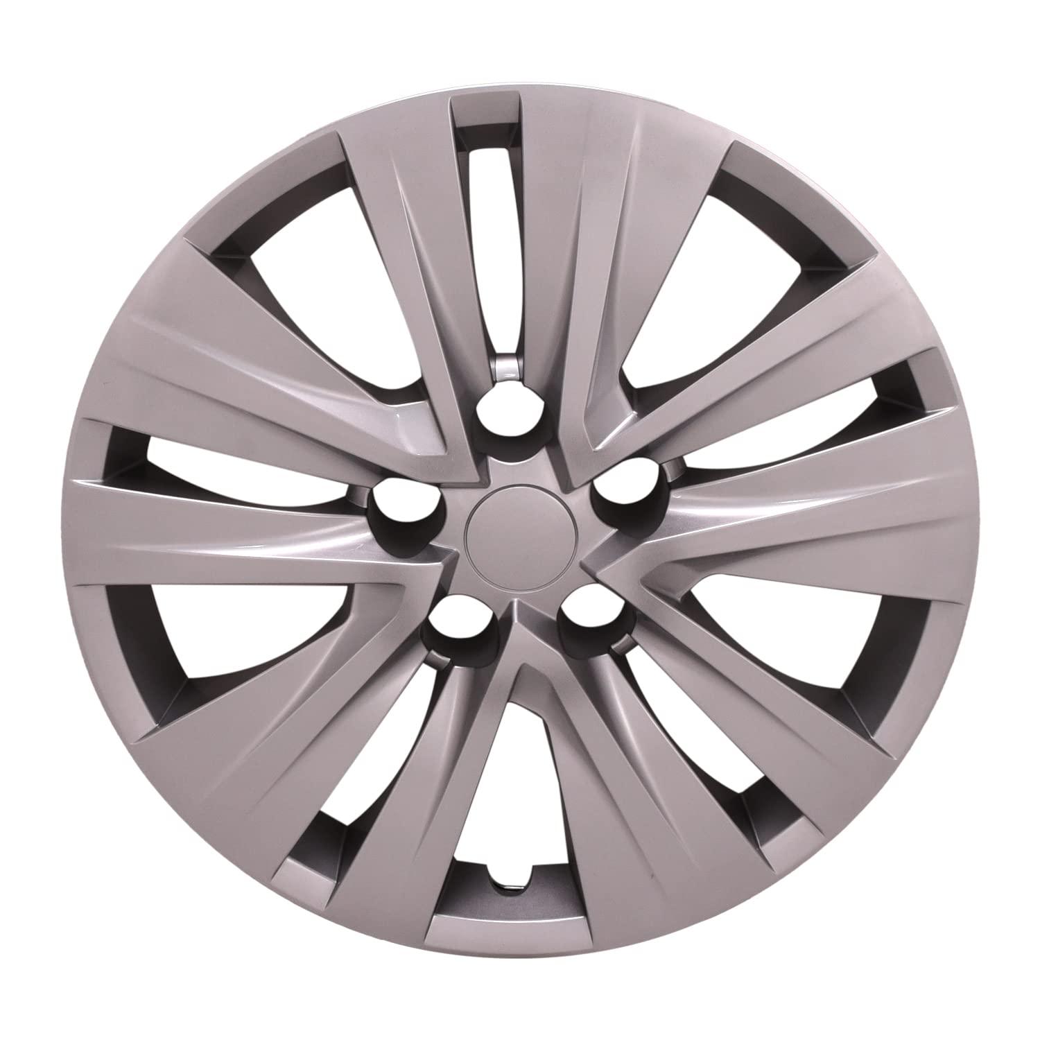 COAST TO COAST 54616S Snap On Silver Wheel Cover Accessories Fit 2021-2022 Nissan Sentra S Model - High quality product image showing COAST TO COAST 54616S Snap On Silver Wheel Cover Accessories Fit 2021-2022 Nissan Sentra S Model details and features