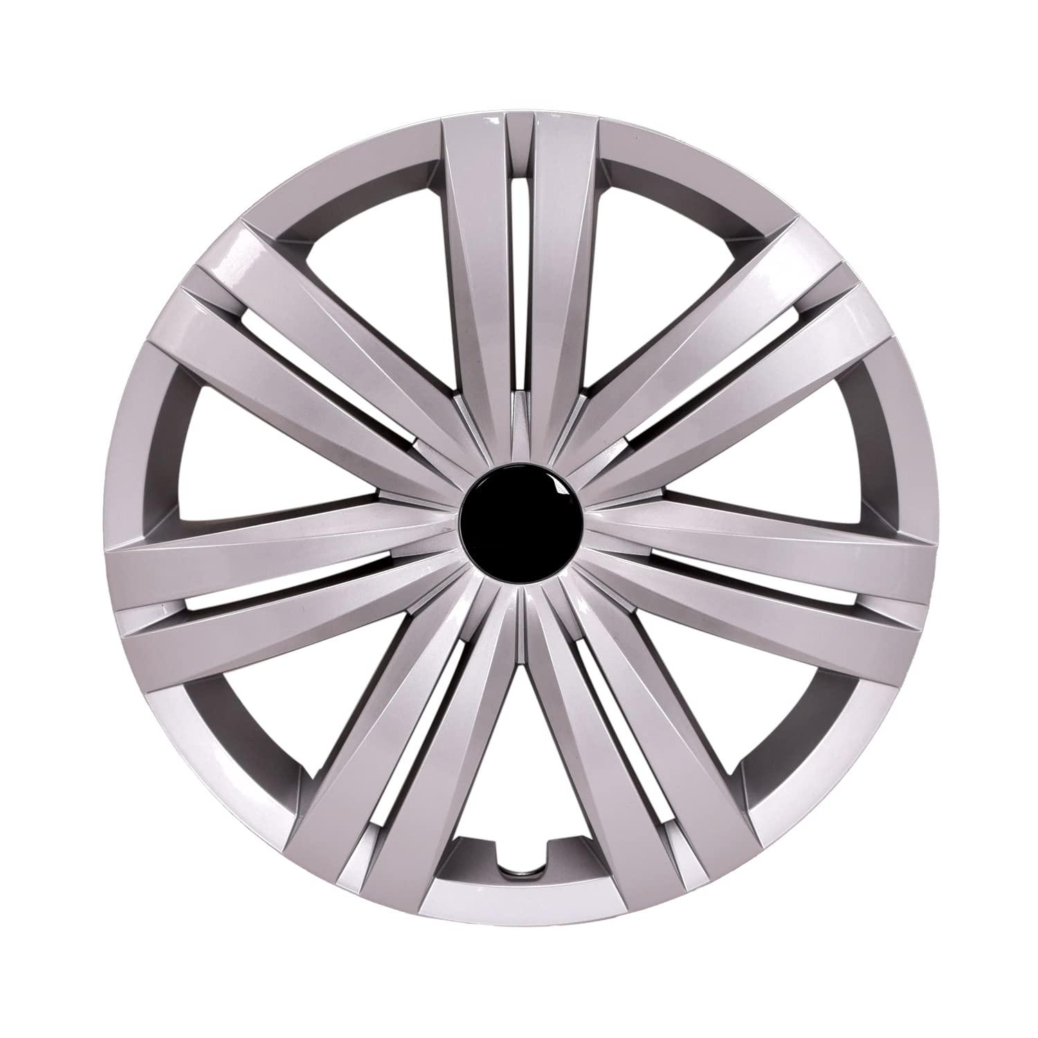 COAST TO COAST 54716S 54616S Silver Wheel Cover Accessories Fit 2015-2017 Volkswagen Jetta S Model - High quality product image showing COAST TO COAST 54716S 54616S Silver Wheel Cover Accessories Fit 2015-2017 Volkswagen Jetta S Model details and features