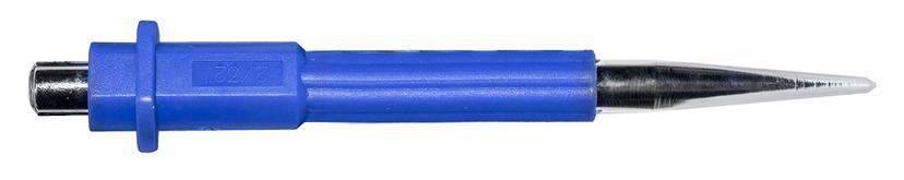 CENTURY 64136 Center Punch; 4 Inch Length; Not Spring Loaded; Natural; Blue/ Silver; Steel; Plastic Handle