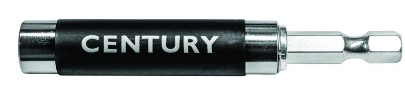 CENTURY 68586 Screw Bit Holder; Finder Sleeve Slides Over The Screw And Bit To Eliminate Slippage And Dropped or Lost Screws; 1/4 Inch Hex Drive; Magnetic; 3 Inch Length
