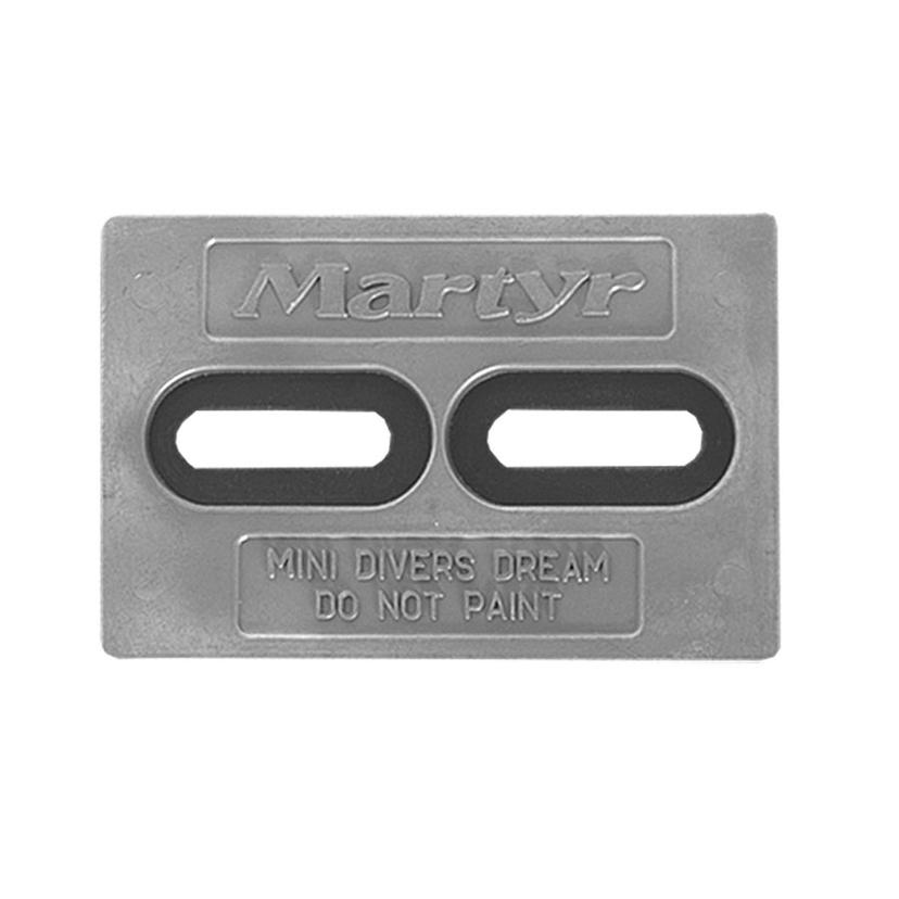CMP CMDIVERMINIA HULL ANODE MINI DIVERS DREAM (1/2, Aluminum; Hull Anode; 5.9 Inch Length x 3.9 Inch Width x 1/2 Inch Height