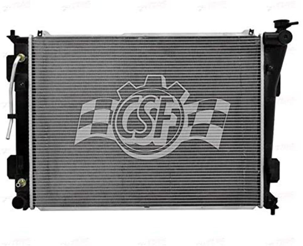 CSF 3640 Radiator; Core Dimensions 25-1/16 Inch Length X 18-15/16 Inch Height X 5/8 Inch Depth; One Row; Crossflow - High quality product image showing CSF 3640 Radiator; Core Dimensions 25-1/16 Inch Length X 18-15/16 Inch Height X 5/8 Inch Depth; One Row; Crossflow details and features