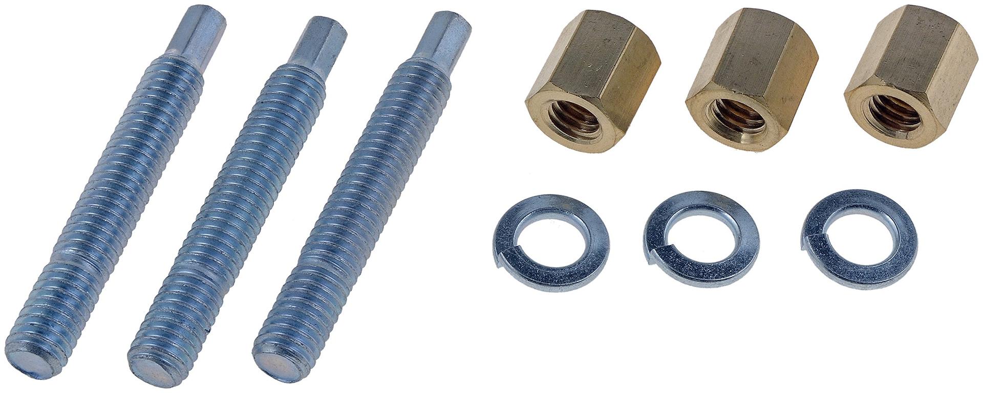 DORMAN 03112 Front Exhaust Stud Kit - 3/8-16 x 2-1/2 In. Compatible with Select Models - High quality product image showing DORMAN 03112 Front Exhaust Stud Kit - 3/8-16 x 2-1/2 In. Compatible with Select Models details and features