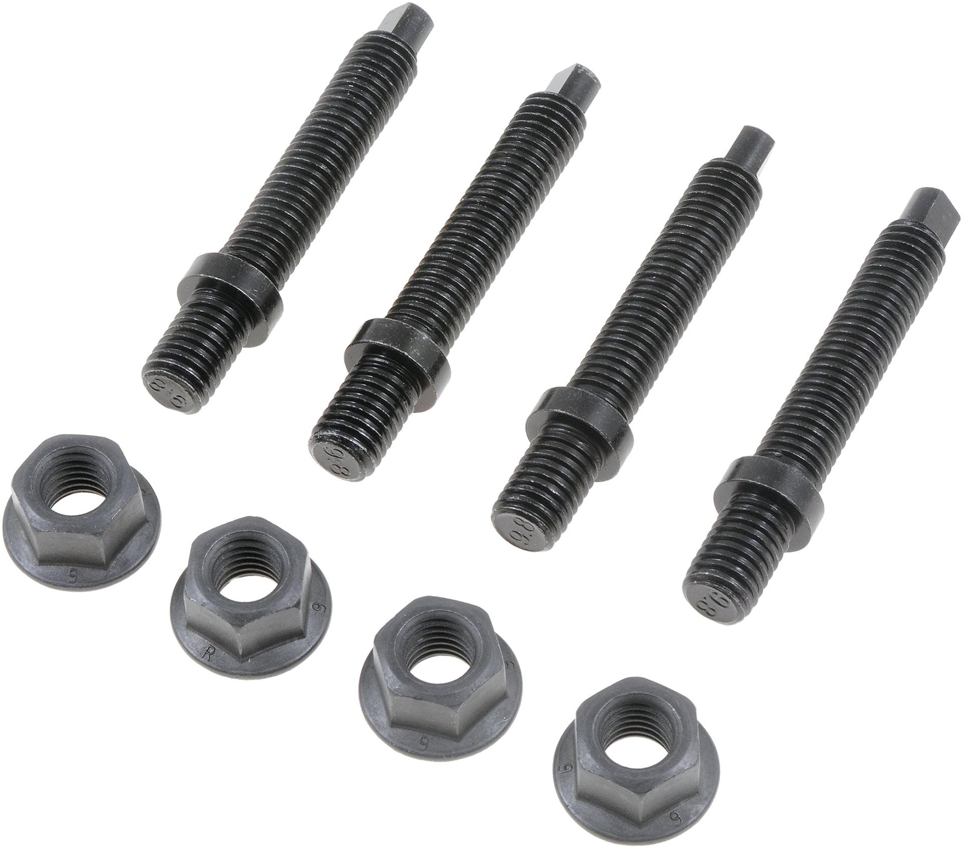 DORMAN 03131 Exhaust Flange Stud and Nut; OE Replacement; With 4 Studs And 4 Nuts; Carded - High quality product image showing DORMAN 03131 Exhaust Flange Stud and Nut; OE Replacement; With 4 Studs And 4 Nuts; Carded details and features