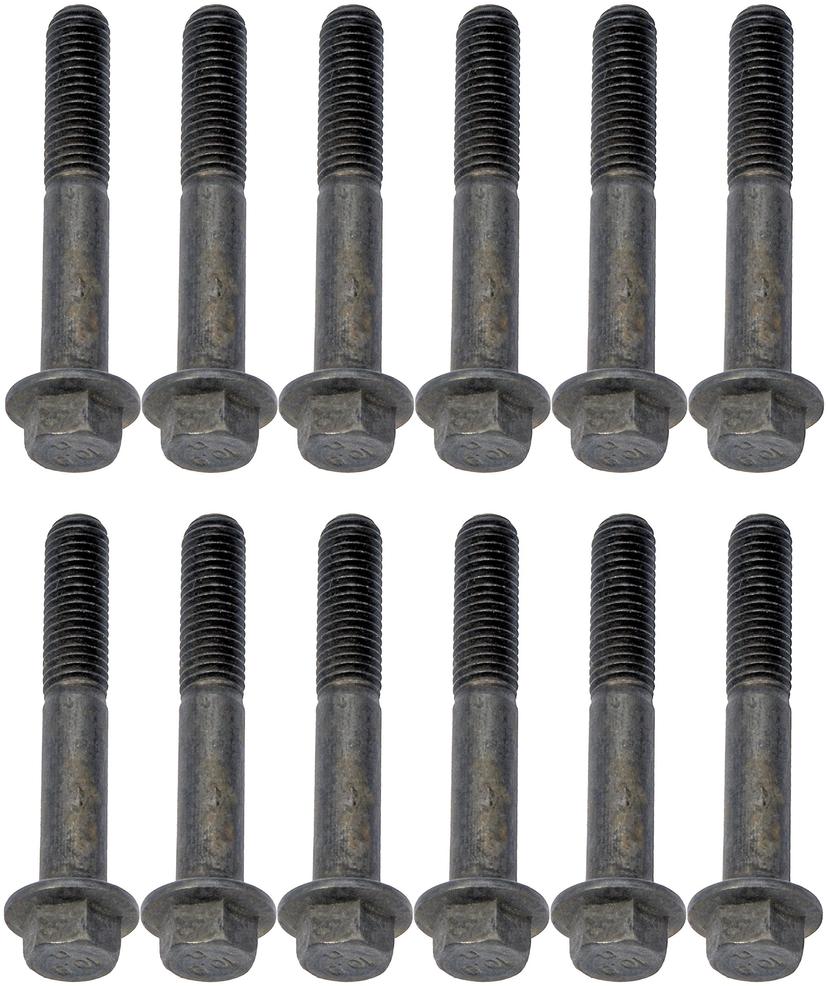 DORMAN 03417B Install kit for mounting exhaust manifold to engine includes 12 -10X1.50mm bolts Compatible with Select Dodge / Ram Models
