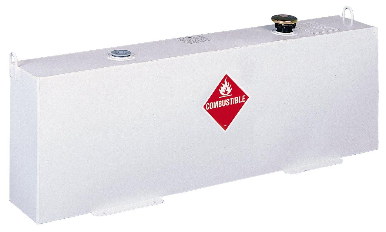DELTA 486000 Jobox 37 Gallon White Vertical (Fuel-N-Tool Ready) Steel Liquid Transfer Tank for Trucks - High quality product image showing DELTA 486000 Jobox 37 Gallon White Vertical (Fuel-N-Tool Ready) Steel Liquid Transfer Tank for Trucks details and features