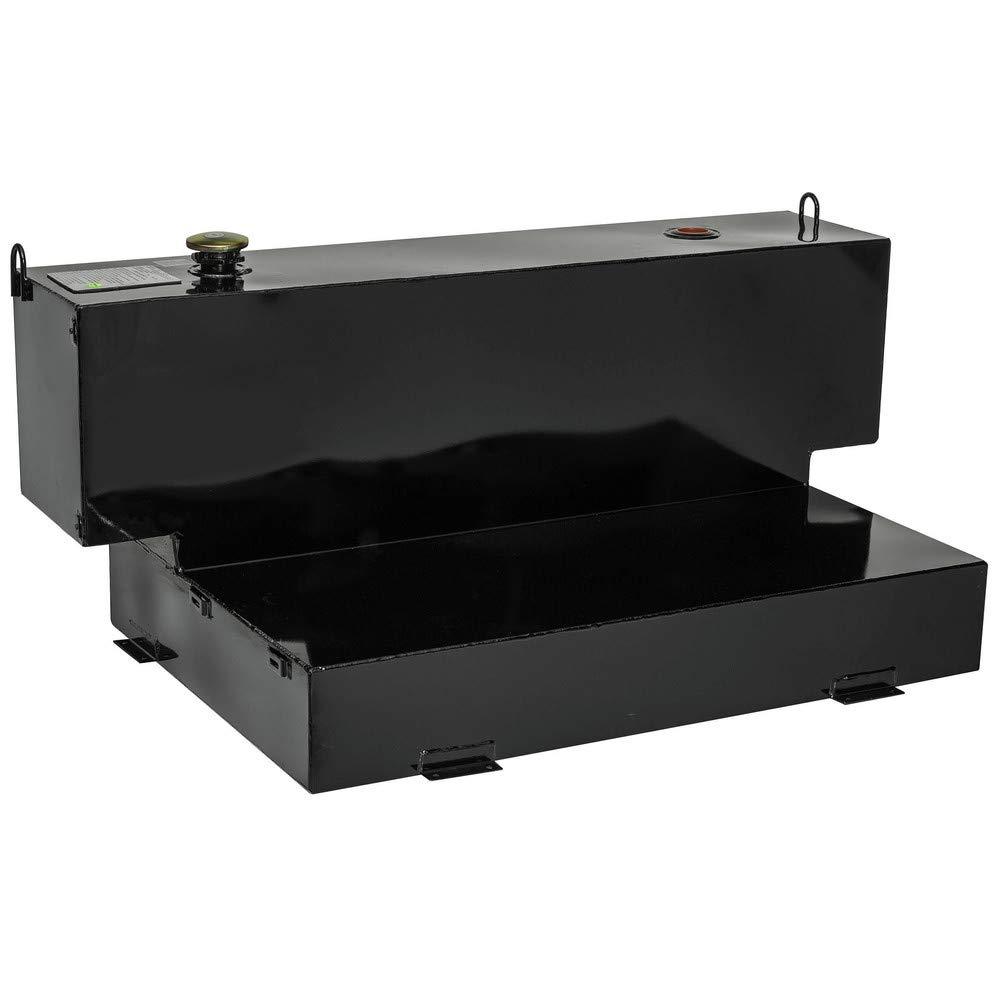 DELTA 498002 98 Gallon Black L-Shaped Steel Liquid Transfer Tank for Trucks for 4-Door Trucks - High quality product image showing DELTA 498002 98 Gallon Black L-Shaped Steel Liquid Transfer Tank for Trucks for 4-Door Trucks details and features
