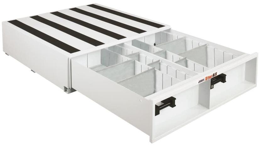 DELTA 662980 StorAll 9 INCH Tall Heavy-Duty Steel Drawer Storage (21 INCHW x 9 INCHH x 48 INCHL) - 5 INCH Deep Drawer