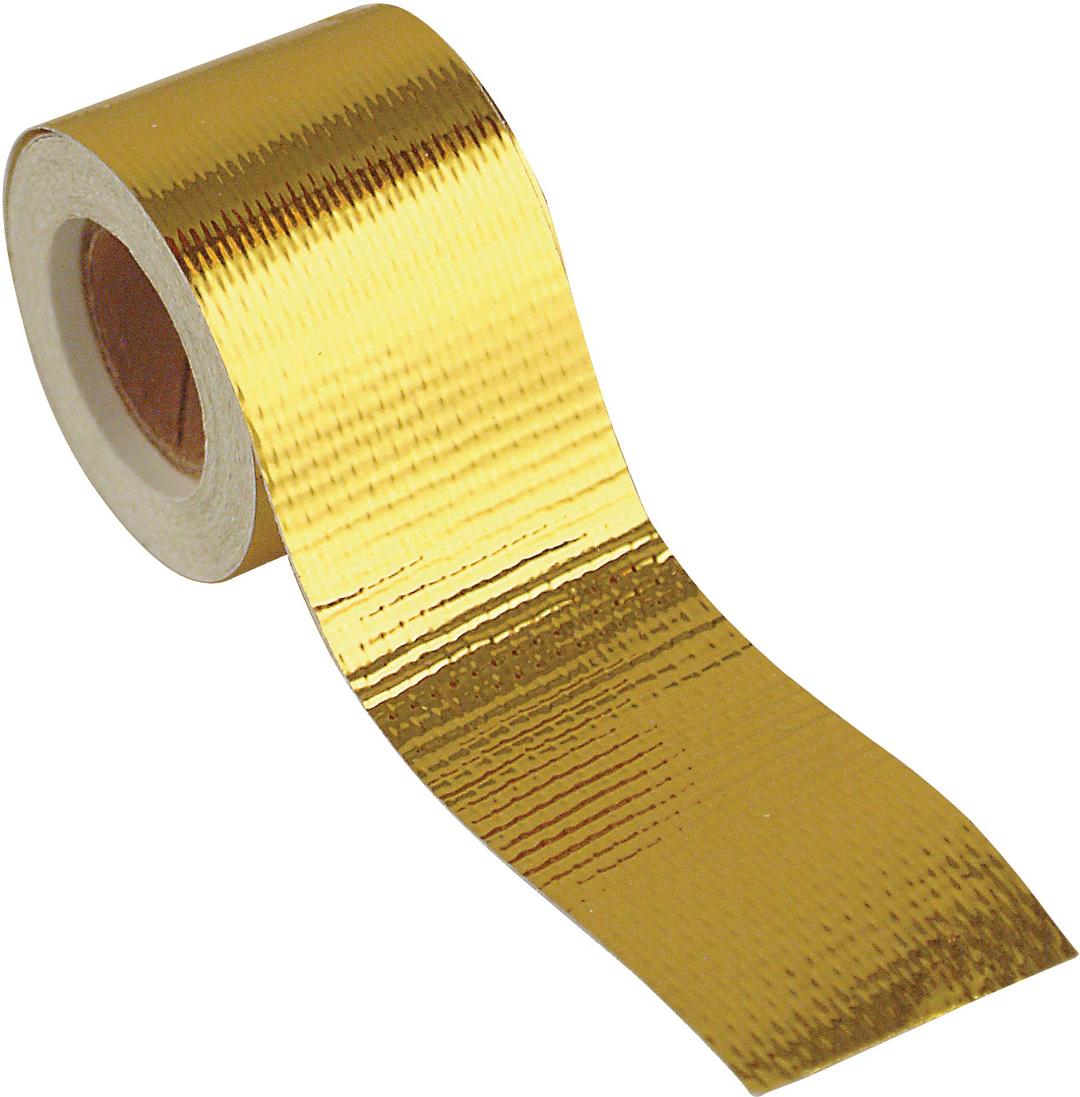 DESIGN ENG 10394 0Reflect-A-GOLD High-Temperature Heat Reflective Adhesive Backed Roll, 1.5 INCH x 15FT Roll - The Twister Group Tools product