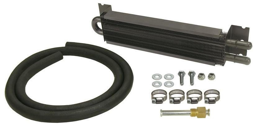 DERALE 13222 Frame Rail Transmission Cooler, Black