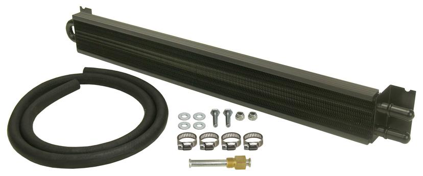 DERALE 13224 Frame Rail Transmission Cooler,Black
