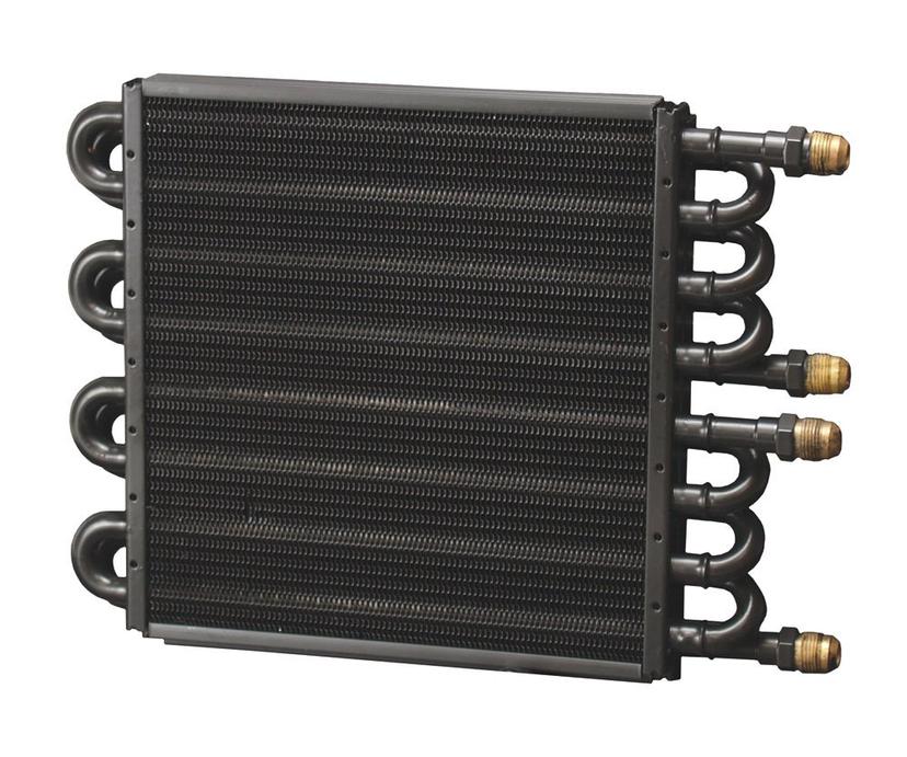 DERALE 15301 Dual Circuit Tube and Fin Cooler Core 8 and 8 Pass Dual Core, Black