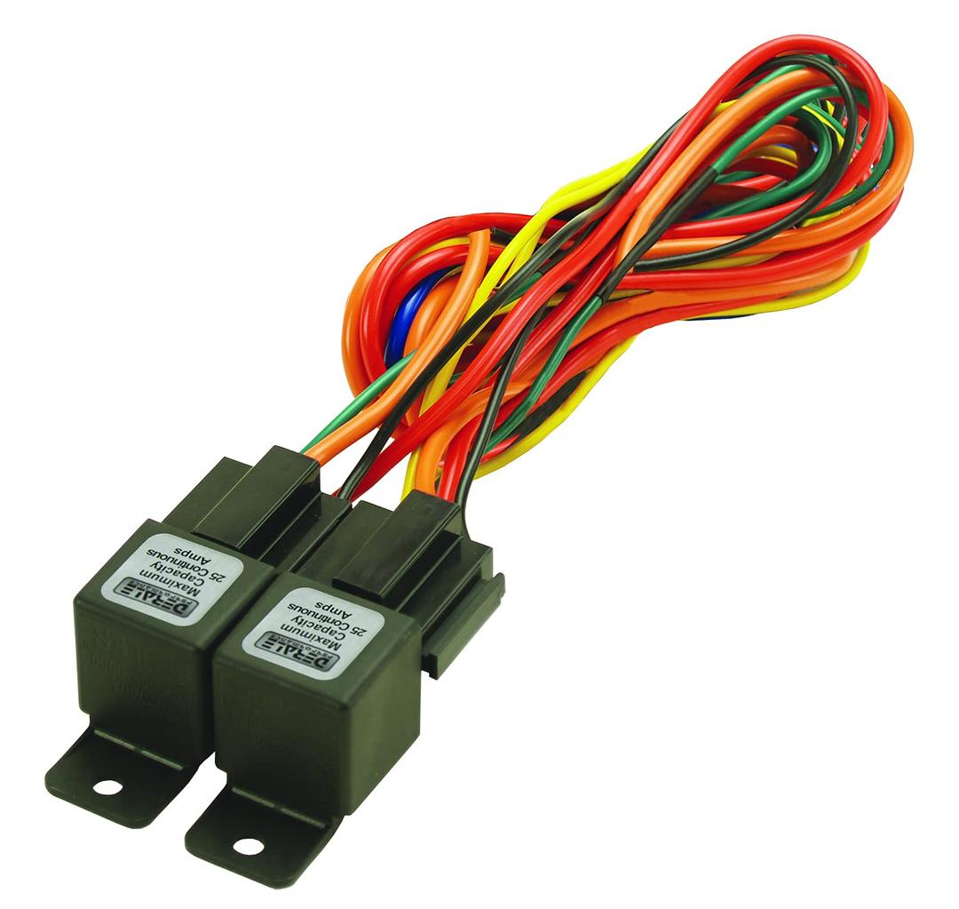 DERALE 16765 Electric Fan Dual Relay Wire Harness, Black - The Twister Group Tools product