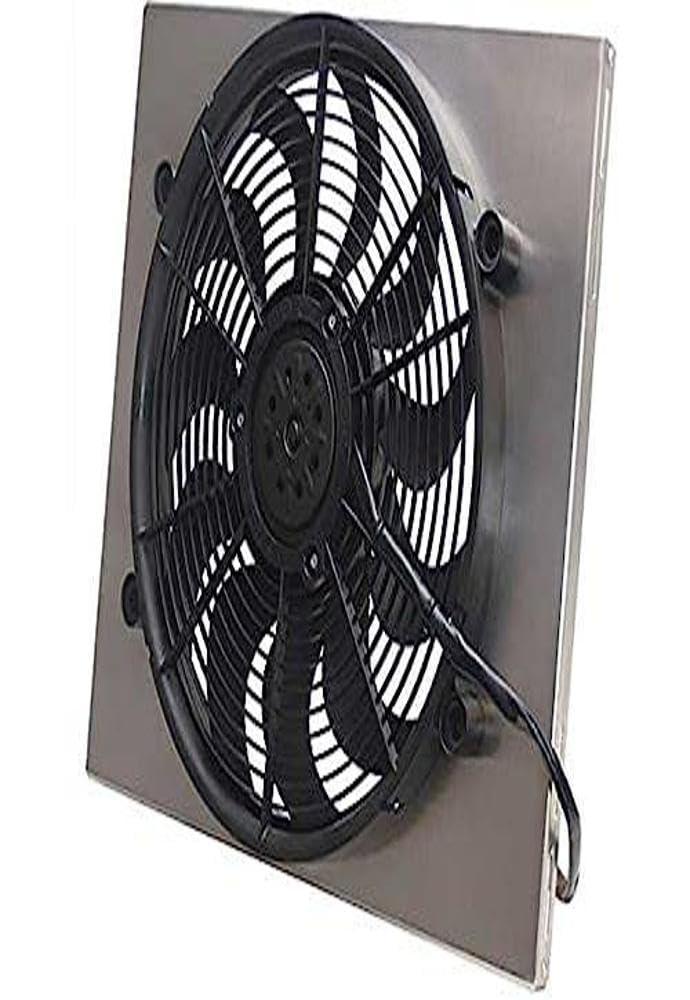 DERALE 16822 High Output Single Radiator Fan, Black - The Twister Group Tools product