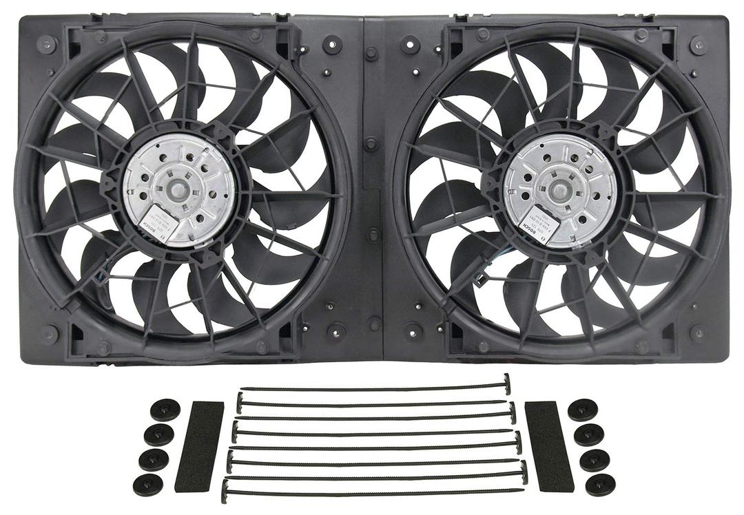 DERALE 16928 High Output Dual Radiator Fan,Black - The Twister Group Tools product