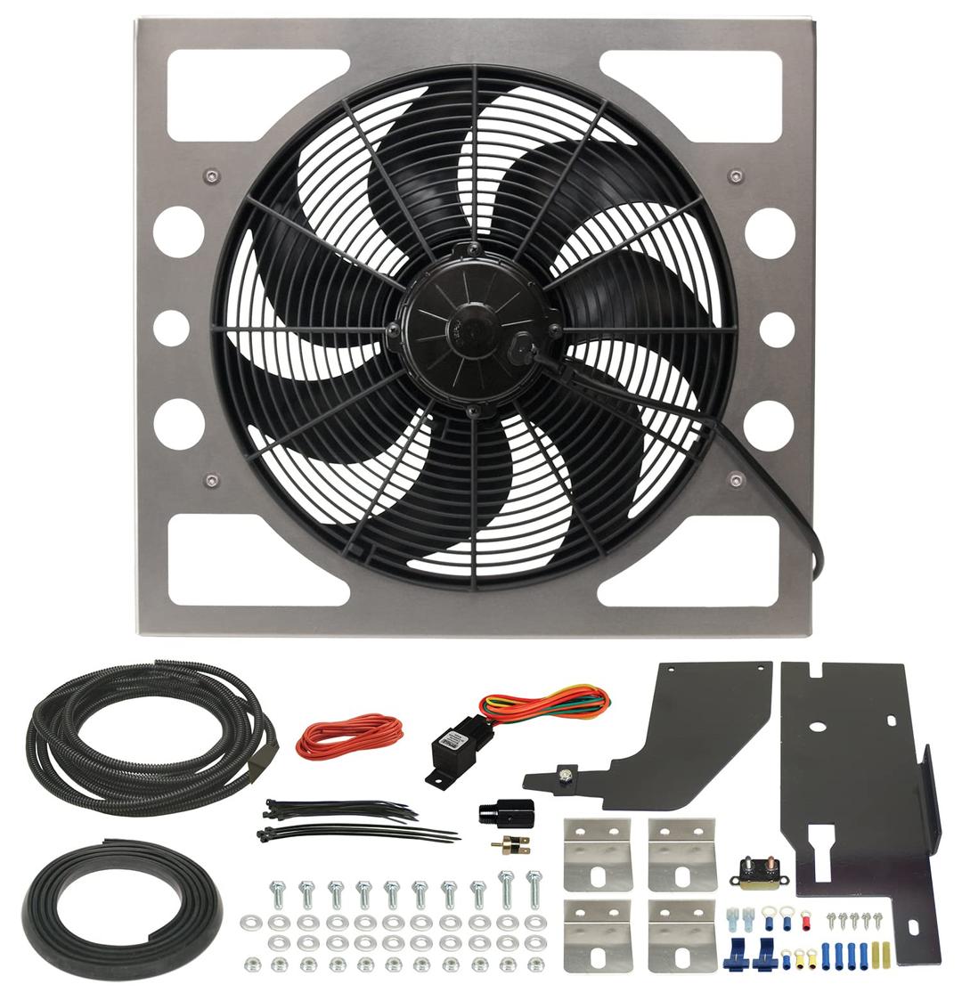 DERALE 20161 Jeep Wrangler Direct Fit Electric Fan Kit, Black - The Twister Group Tools product