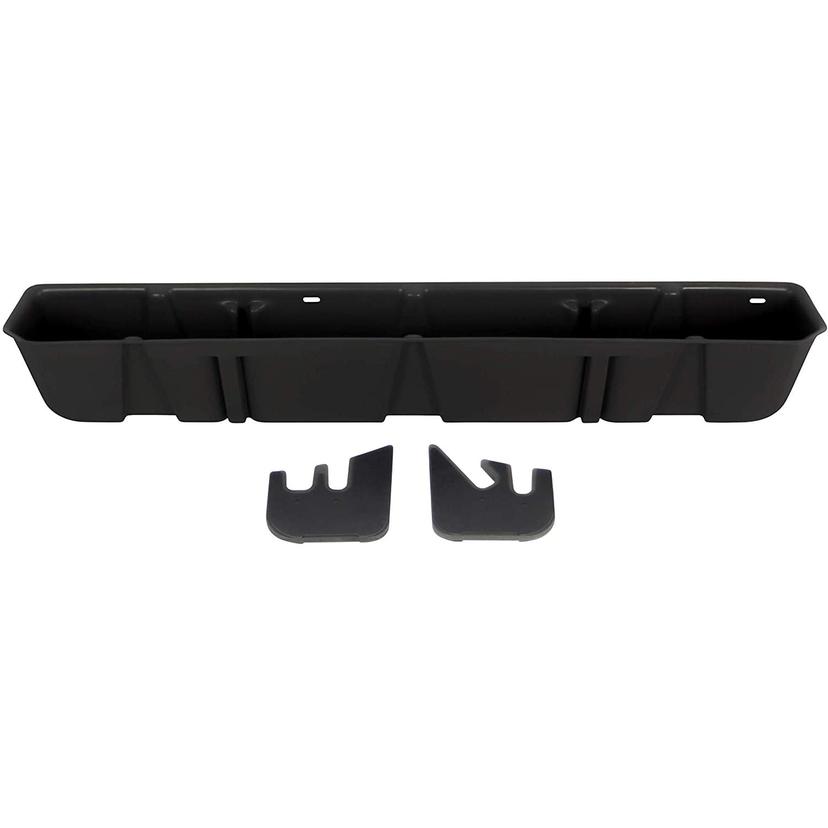 DU-HA 20106 Under Seat Storage fits 2015-2024 Ford F150 SuperCab & 2017-2024 Ford F250 F350 F450 F550 SuperCab | Black Heavy-Duty Back Seat Organizer