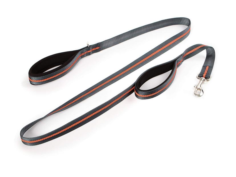 DEXAS PWL010-432-2027 Double Handled Reflective Dog Leash, Large