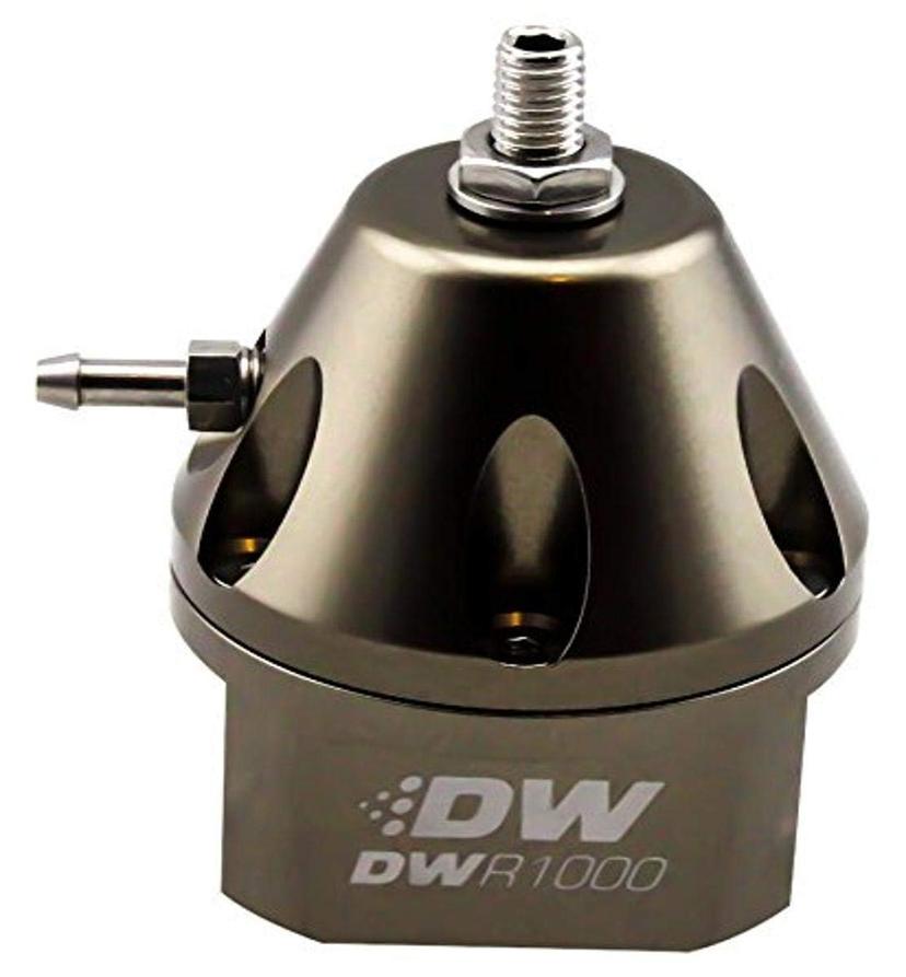 DW 6-1000-FRT DWR1000 Adjustable Fuel Pressure Regulator, Anodized Titanium