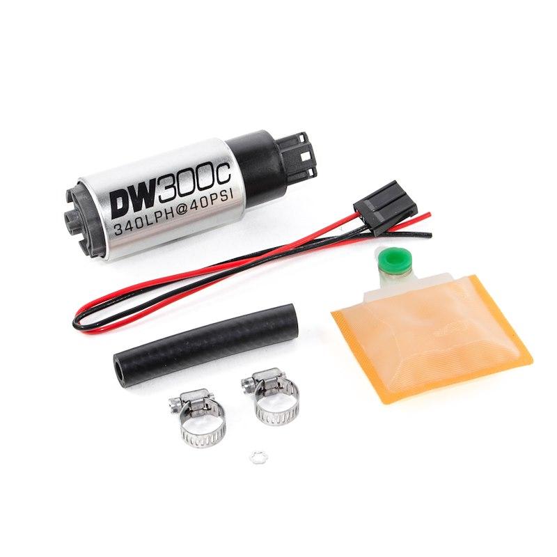 DW 9-307-1000 Compact Fuel Pump (340lph Without Clip with 9-1000 Install Kit)