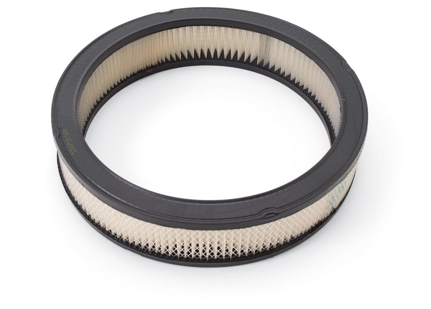 EDELBROCK 1217 Round Air Filter Element, Multi, One Size - High quality product image showing EDELBROCK 1217 Round Air Filter Element, Multi, One Size details and features