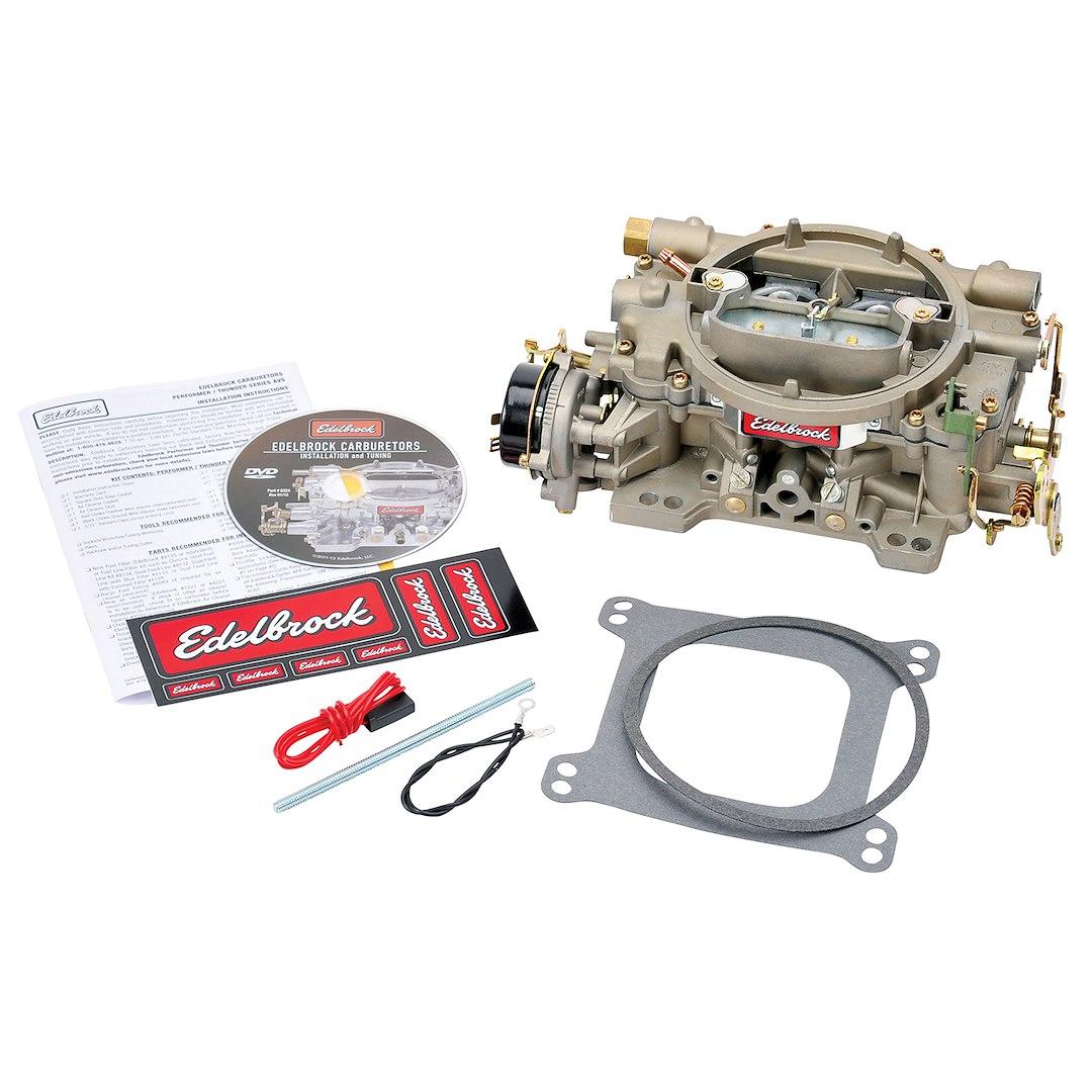 EDELBROCK 1410 CARB 750CFM ELECTRC CHOKE, Ideal For Marine Applications; 4-Barrel; 750 Cubic Feet Per Minute (CFM); Square-Flange; Electric Choke; Air Valve Secondaries; Gasoline; Gold iridited - High quality product image showing EDELBROCK 1410 CARB 750CFM ELECTRC CHOKE, Ideal For Marine Applications; 4-Barrel; 750 Cubic Feet Per Minute (CFM); Square-Flange; Electric Choke; Air Valve Secondaries; Gasoline; Gold iridited details and features