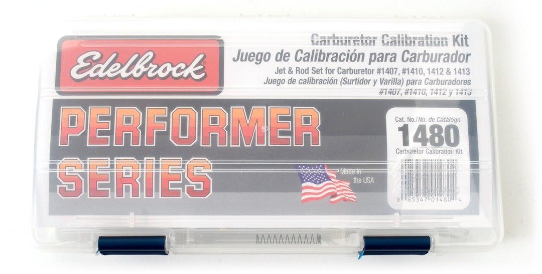EDELBROCK 1480 CALIBRATION KIT FOR 1407, Edelbrock Performer Series Carburetor P/N 1407; 1410; 1412; 1413 - High quality product image showing EDELBROCK 1480 CALIBRATION KIT FOR 1407, Edelbrock Performer Series Carburetor P/N 1407; 1410; 1412; 1413 details and features