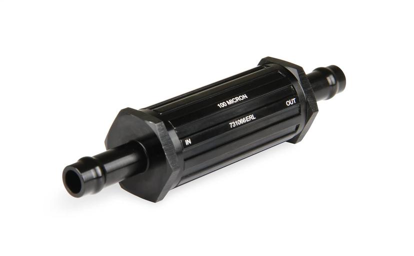 EARLS 731066ERL PERFORMANCE PLUMBING 3/8 Vapor Guard Fuel Filter-100 Micron