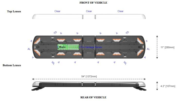 ECCO 12-50954-ES LIGHTBAR 12 PLUS PRO SERIES 54 - High quality product image showing ECCO 12-50954-ES LIGHTBAR 12 PLUS PRO SERIES 54 details and features