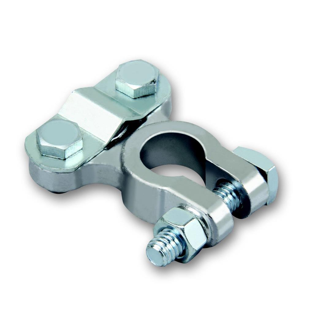 EAST PENN 00366 Battery Terminal; Deka; Universal Heavy Duty Commercial; Top Post; Fits 2 To 4/0 Gauge Cable; Bare; Natural; Lead; Single - High quality product image showing EAST PENN 00366 Battery Terminal; Deka; Universal Heavy Duty Commercial; Top Post; Fits 2 To 4/0 Gauge Cable; Bare; Natural; Lead; Single details and features