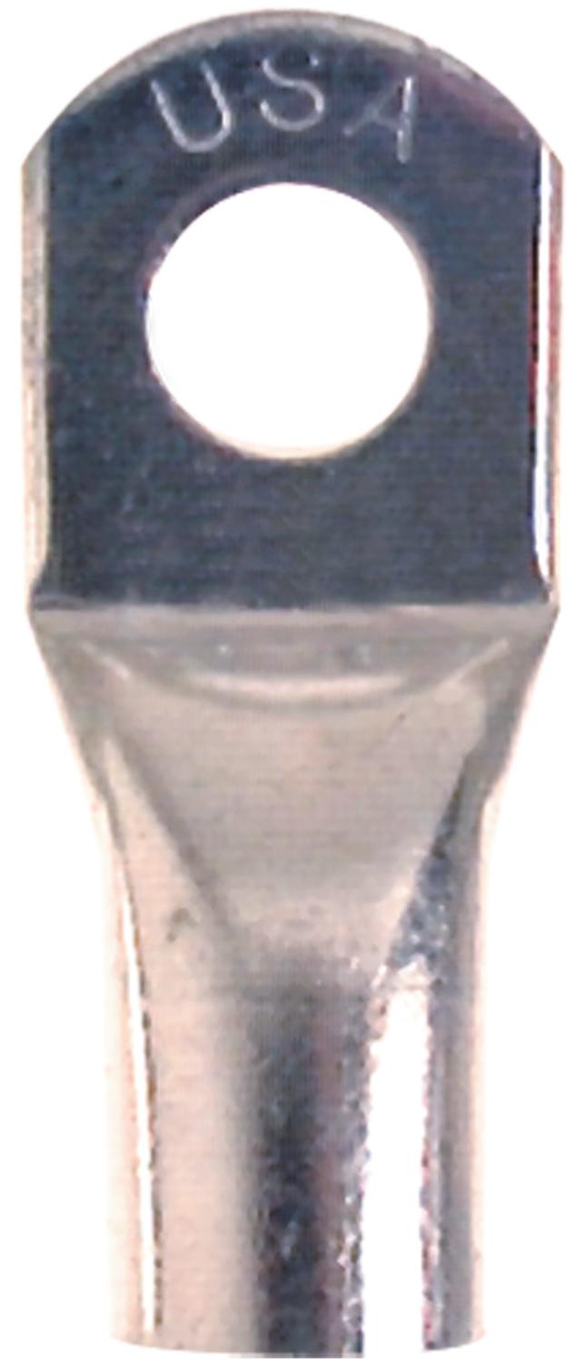 EAST PENN 00539 LUG TINPLTD COPR 2/0 GA, 3/8 Inch Eyelet; 2/0 Gauge; Tin Plated Copper; Set Of 2 - High quality product image showing EAST PENN 00539 LUG TINPLTD COPR 2/0 GA, 3/8 Inch Eyelet; 2/0 Gauge; Tin Plated Copper; Set Of 2 details and features