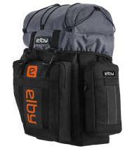 ELBY BIKES E08152 PANNIER BAG BLACK W/ORANGE LOGO
