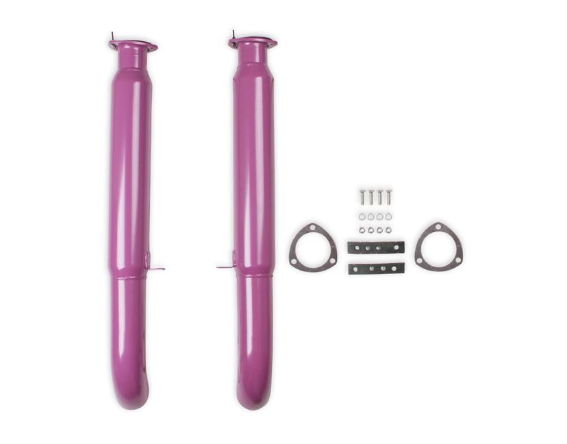 FLOW TECH 50232FLT Purple Hornies Glasspack