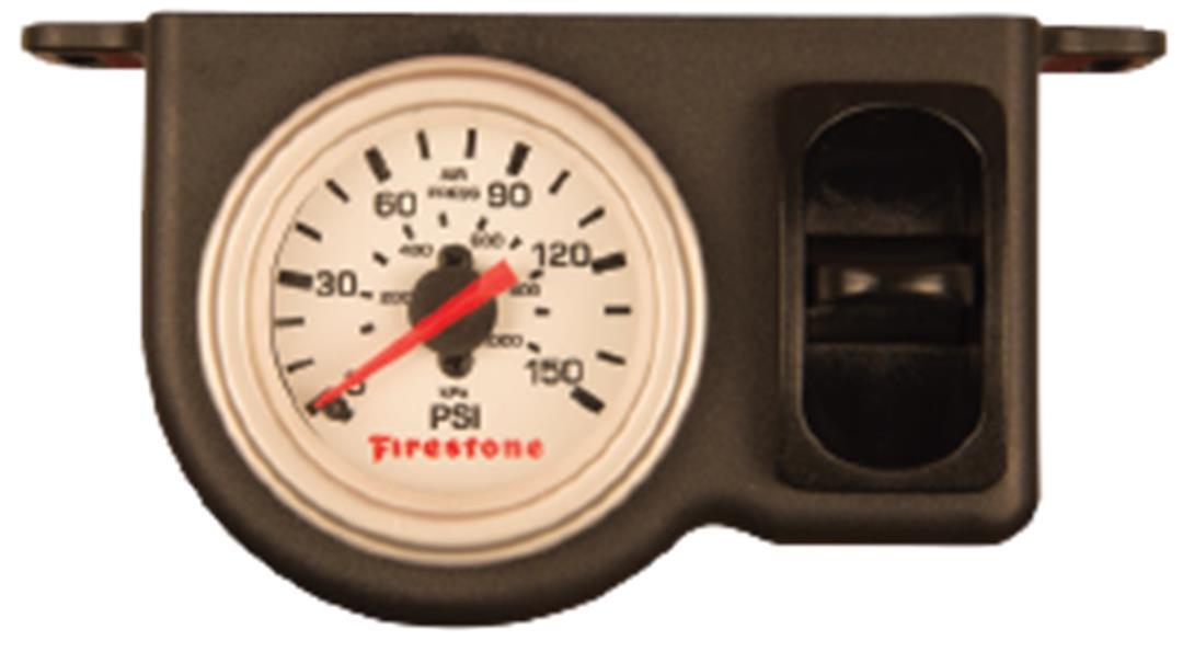 FIRESTONE 2572 WR1760Plastic Single Electric White Gauge - High quality product image showing FIRESTONE 2572 WR1760Plastic Single Electric White Gauge details and features