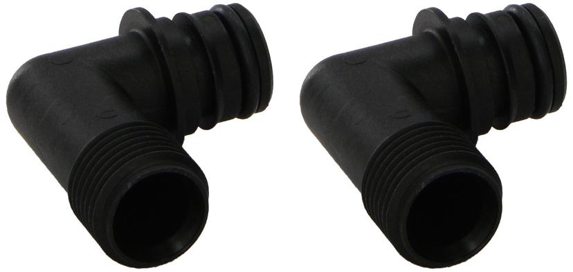FLOJET 20381008 Quad Port Fitting, Black