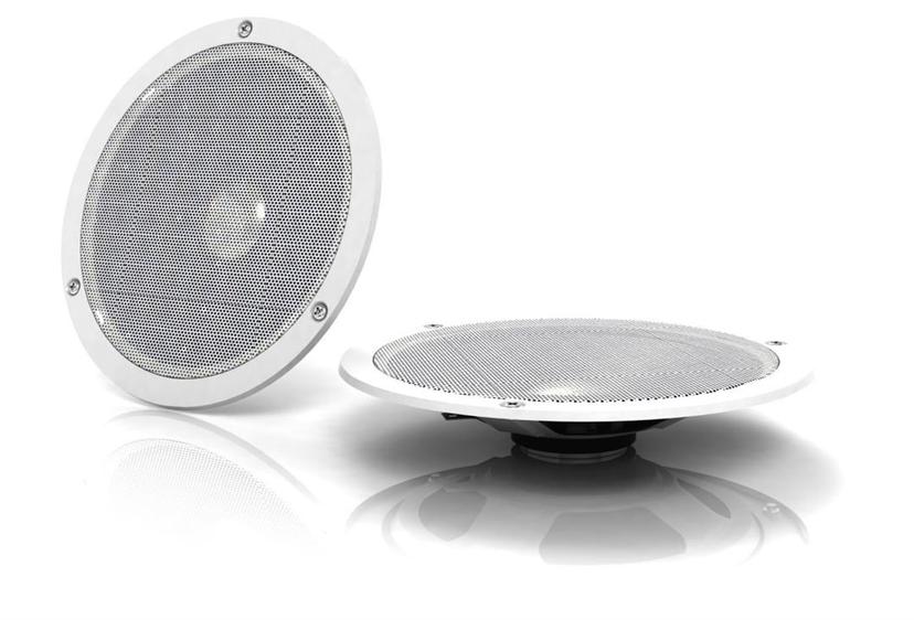 FURRION 2021123543 6.5 INCH 30-Watt Indoor Wall-Mount/Ceilling Speaker for RV, Camper or Trailer with Flush Mount Design (White) - FS65W