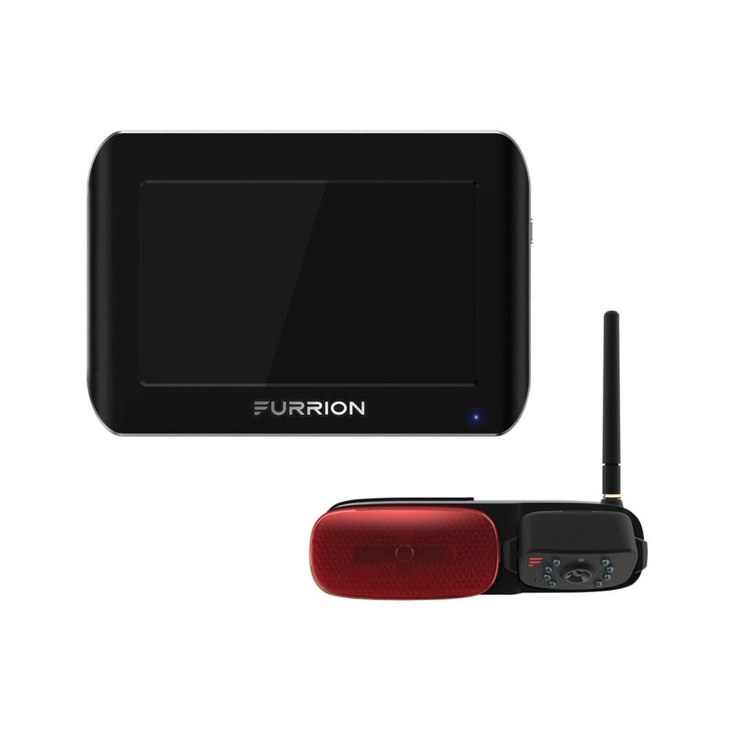 FURRION 2021123887 Vision S Wireless RV Backup Camera System with 5-Inch Monitor, 1 Rear, Infrared Night Vision, Wide-Angle View, Hi-Res, Waterproof - FOS05TASM - High quality product image showing FURRION 2021123887 Vision S Wireless RV Backup Camera System with 5-Inch Monitor, 1 Rear, Infrared Night Vision, Wide-Angle View, Hi-Res, Waterproof - FOS05TASM details and features