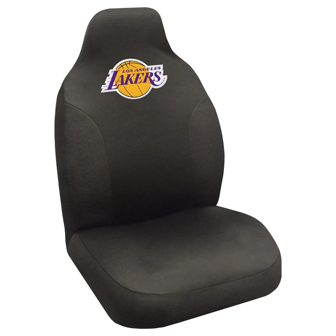 FANMATS 14967 Los Angeles Lakers Embroidered Seat Cover Black - The Twister Group Tools product