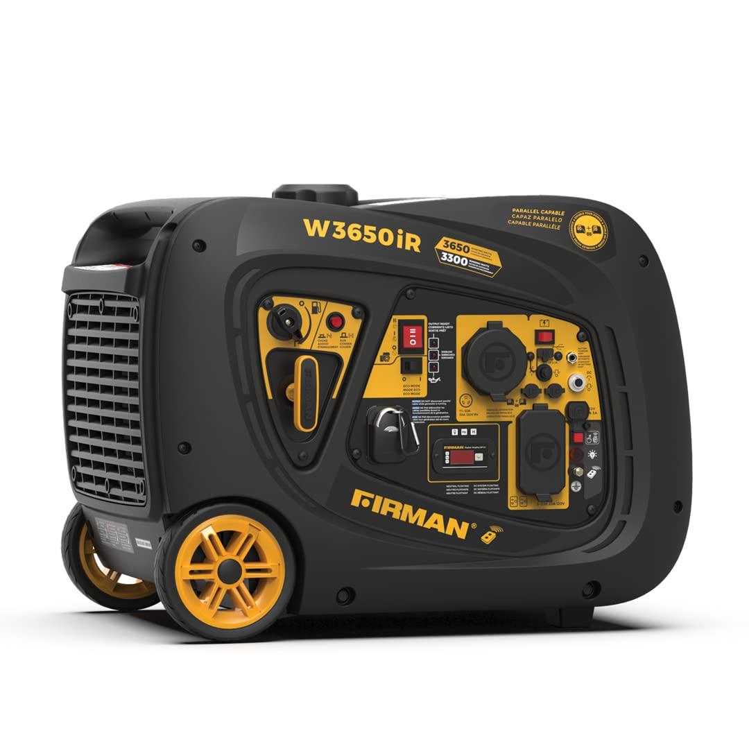 FIRMAN W03383 Remote Start Gas Generator - 3650/3300W,Black - High quality product image showing FIRMAN W03383 Remote Start Gas Generator - 3650/3300W,Black details and features