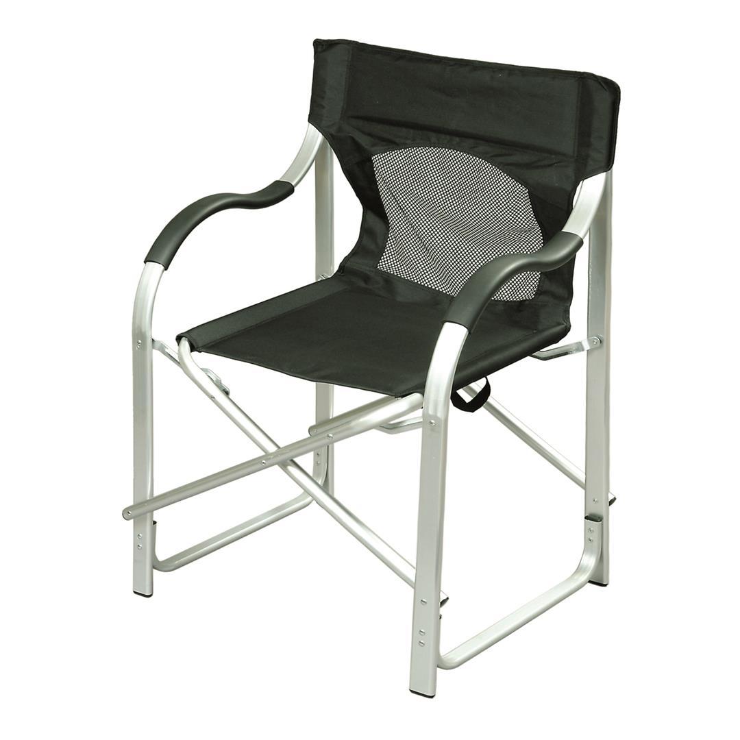 FAULKNER 43948 Dlx. Director Chair Black - High quality product image showing FAULKNER 43948 Dlx. Director Chair Black details and features