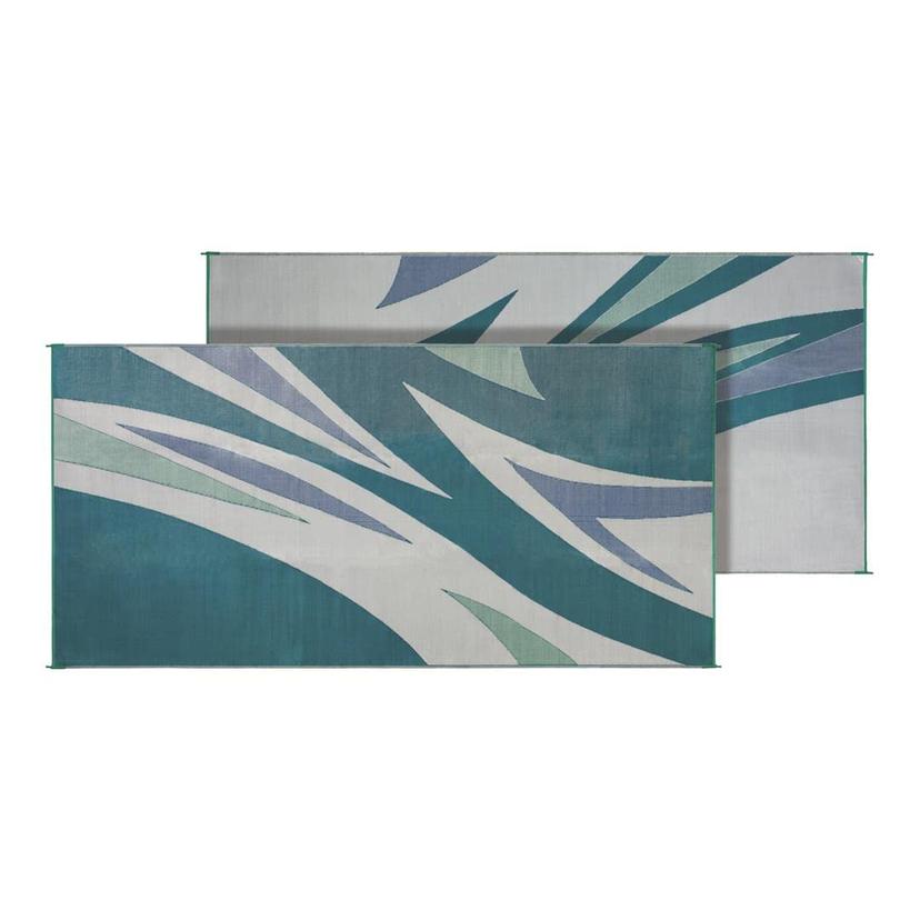 FAULKNER 45637 MAT SUMMER WAVES 8X16 GRN/BLUE