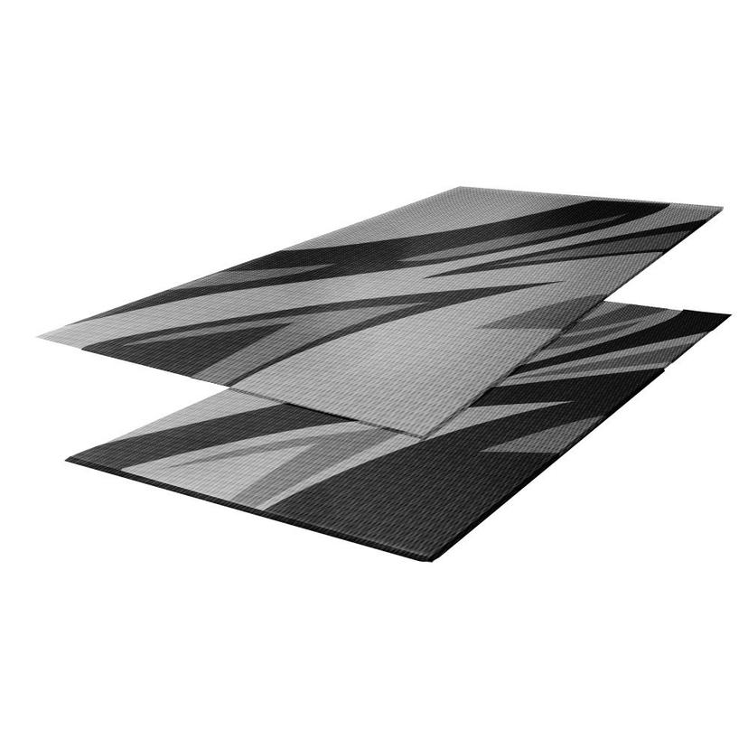 FAULKNER 46341 MAT SUMMER WAVES 8X20 BLACK