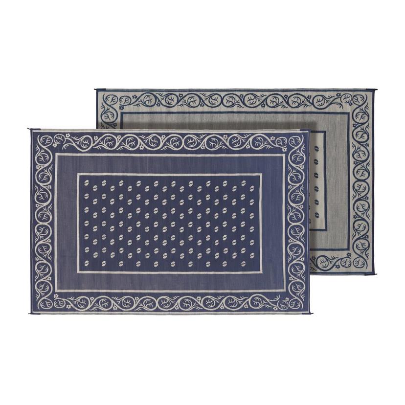FAULKNER 48698 Vineyard 6 by 9-Feet Blue Multi-Purpose Mat