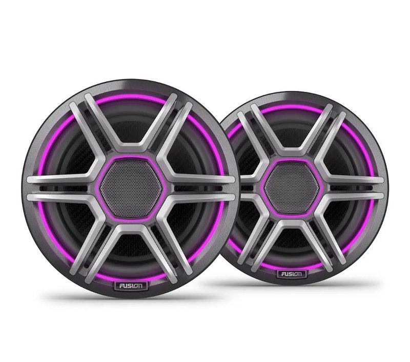 FUSION 010-02918-13 Speaker; Apollo; 7.7 Inch Round Coaxial Sports Speaker; 7.72 Inch Diameter x 4.46 Inch Depth Overall Dimension (Pair) - The Twister Group Tools product