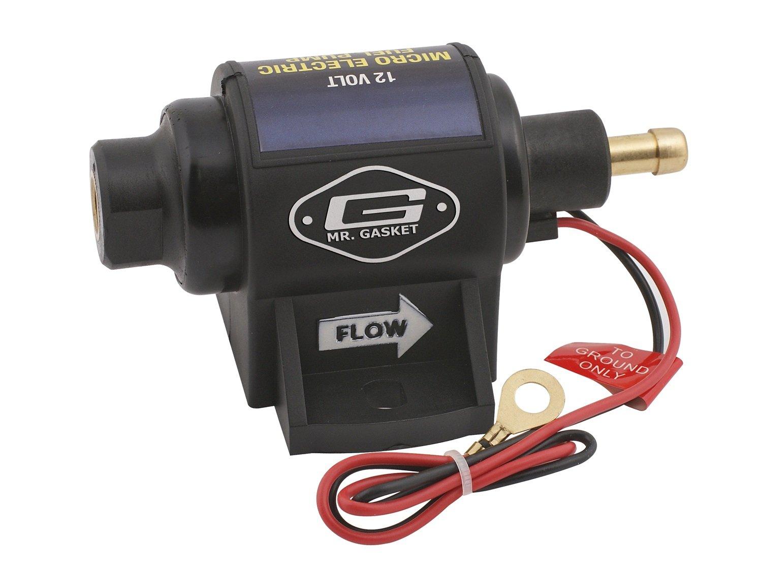 MR GASKET 12S Micro Electric Fuel Pump - High quality product image showing MR GASKET 12S Micro Electric Fuel Pump details and features