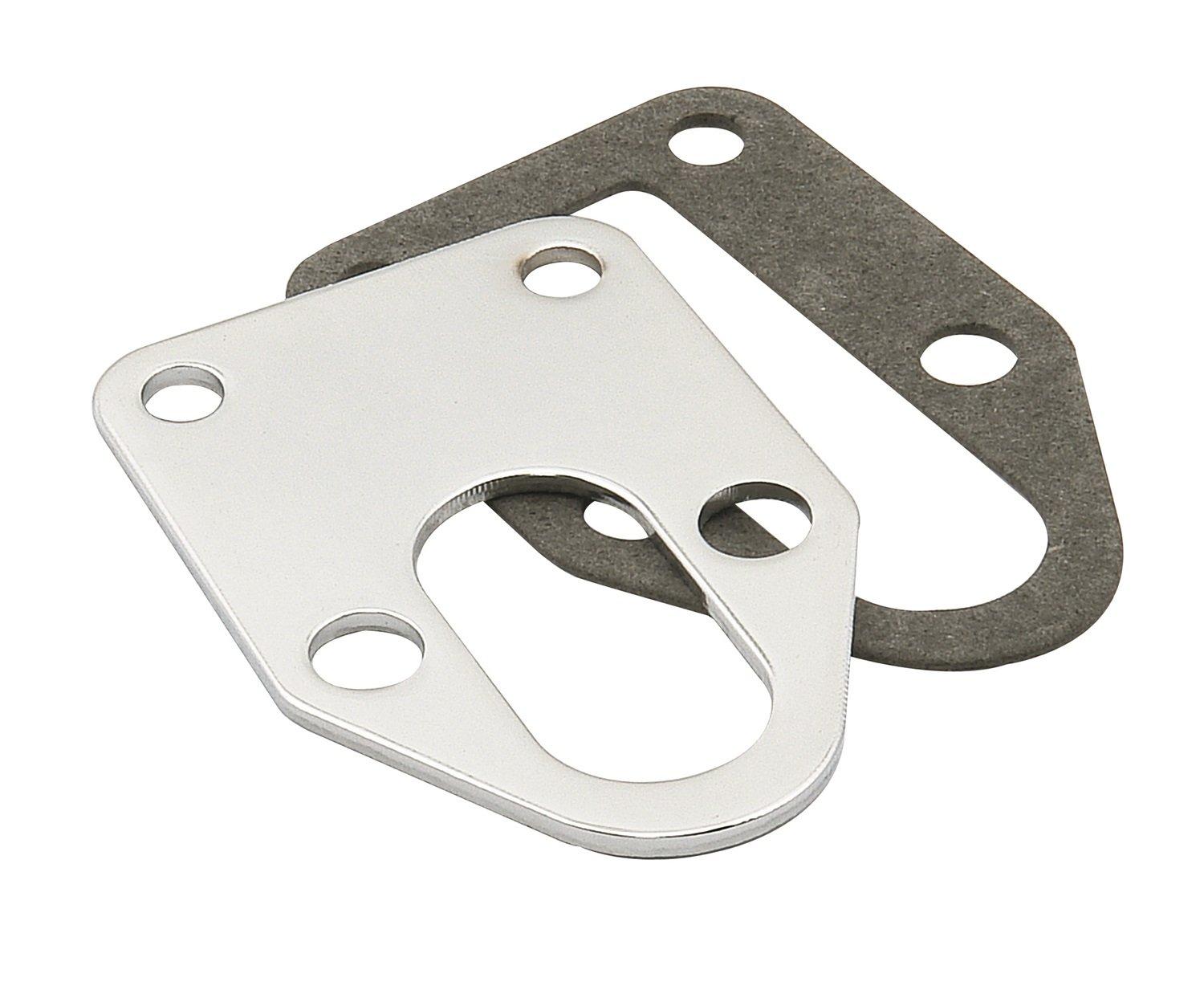 MR GASKET 1514 Fuel Pump Mounting Plate, MTG PLT Sb Chev, Silver - High quality product image showing MR GASKET 1514 Fuel Pump Mounting Plate, MTG PLT Sb Chev, Silver details and features