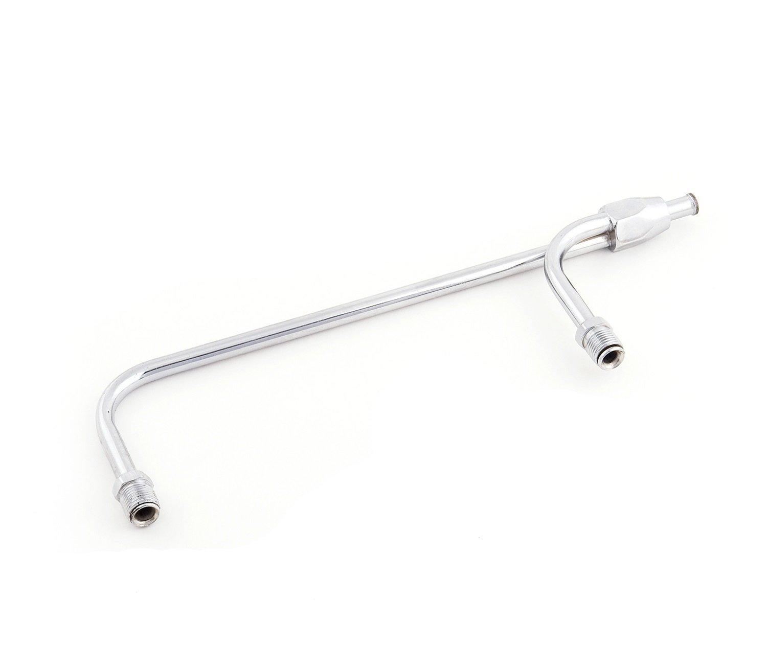 MR GASKET 1551 Carburetor Fuel Line; 8-21/32 Inch Length; 3/8 Inch Diameter; Chrome Plated Copper - High quality product image showing MR GASKET 1551 Carburetor Fuel Line; 8-21/32 Inch Length; 3/8 Inch Diameter; Chrome Plated Copper details and features
