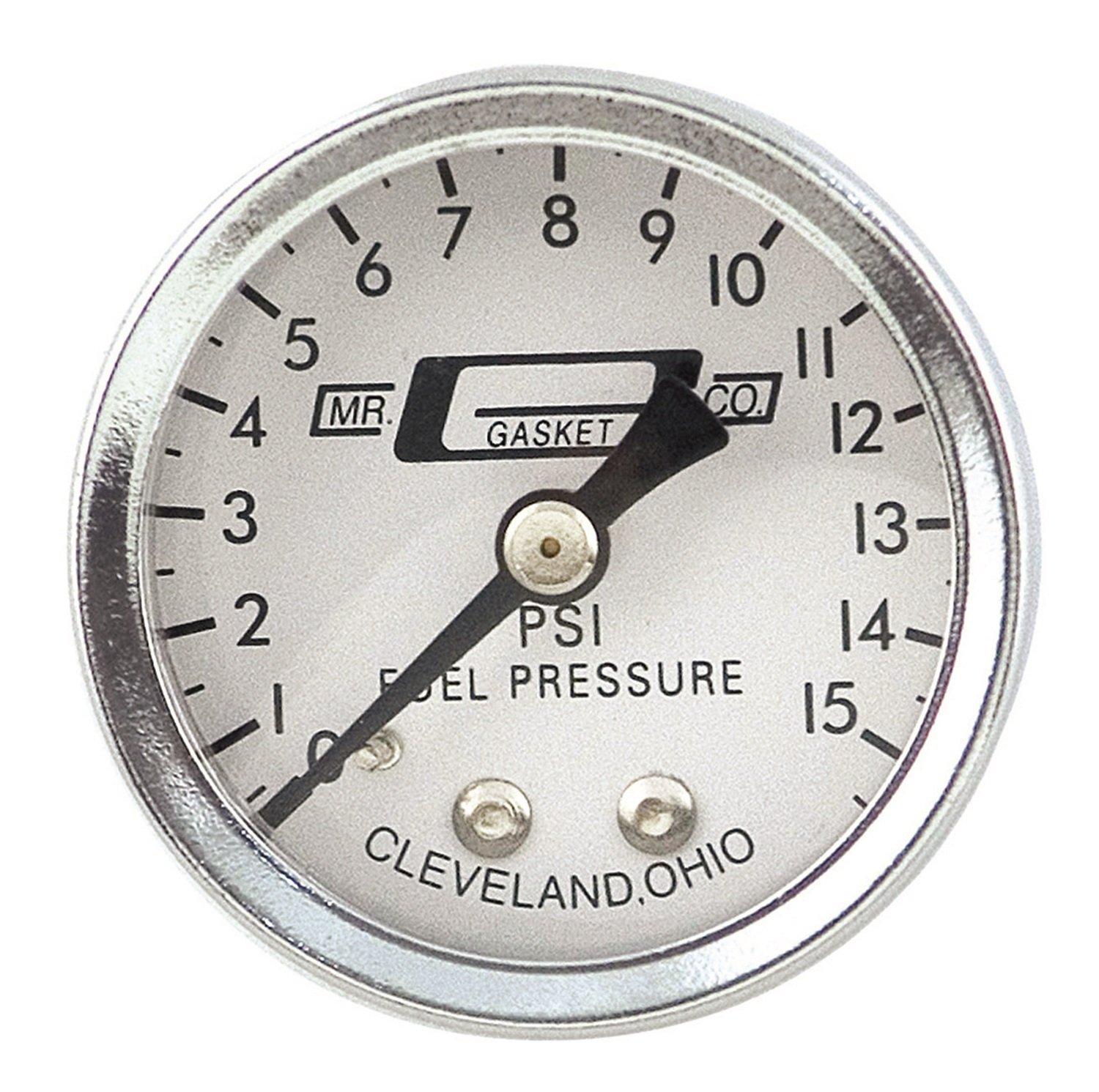 MR GASKET 1561 Fuel Pressure Gauge 1.500 in. - High quality product image showing MR GASKET 1561 Fuel Pressure Gauge 1.500 in. details and features