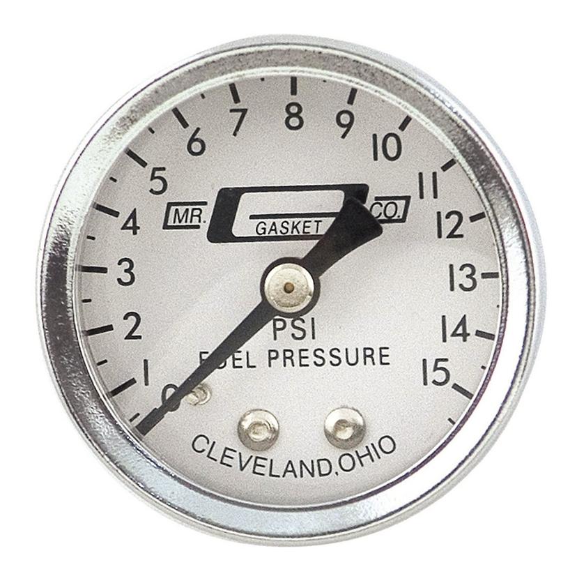 MR GASKET 1561 Fuel Pressure Gauge 1.500 in.
